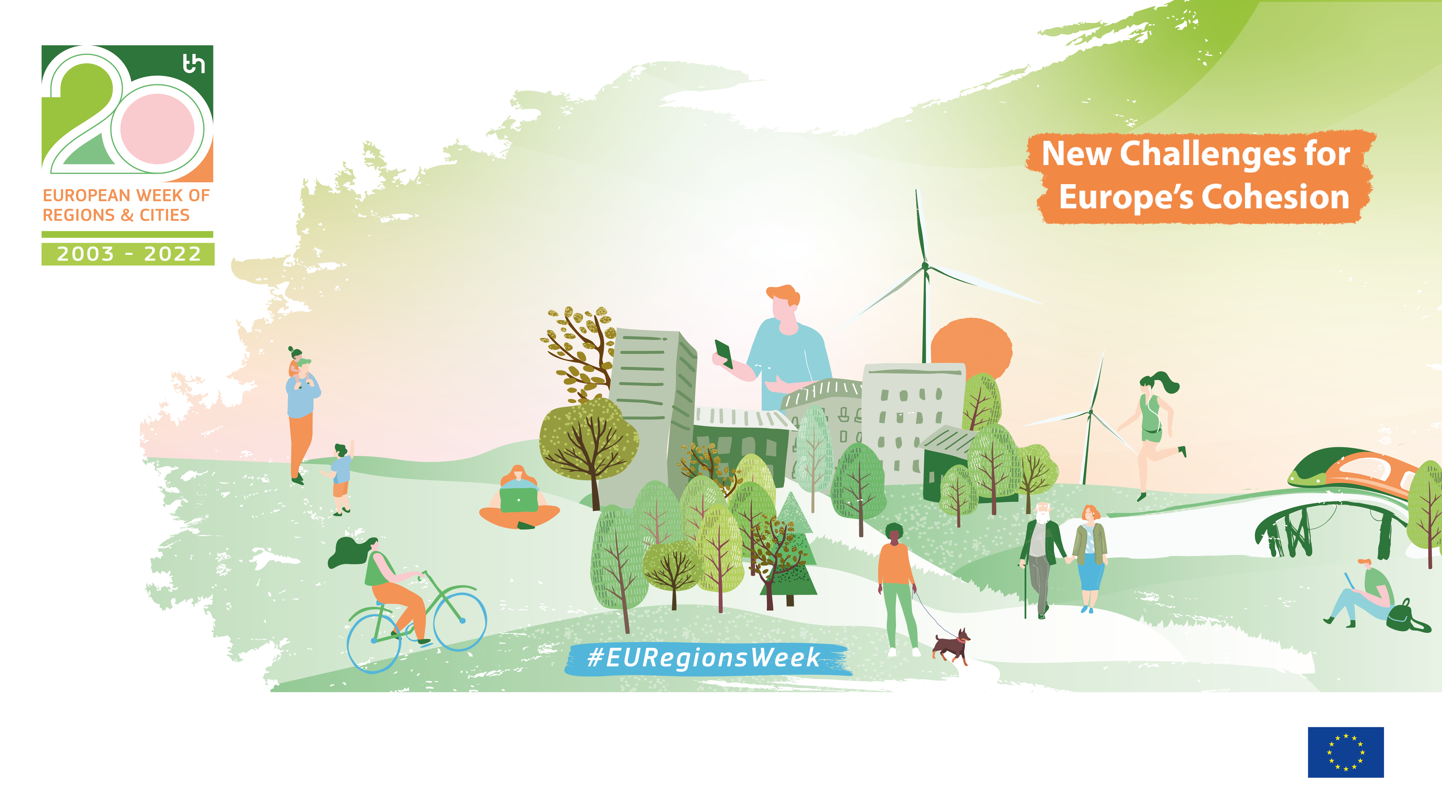 Banner of the European Week of Regions & Cities 2022