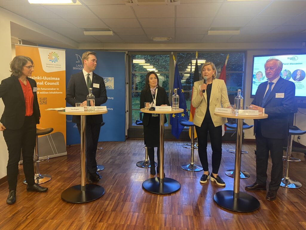 Panellists of the Scandria Alliance high-level event “Moving Europe to the next decade”